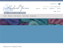 Tablet Screenshot of kaalundyarns.com.au